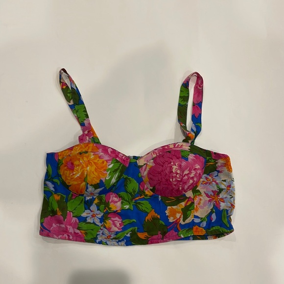 BOG Collective Tops - B.O.G Collective Bustier NWOT with button adjustable Straps